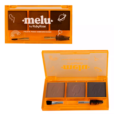 Paleta de Sombras para Sobrancelhas COR 02 - Melu by Ruby Rose