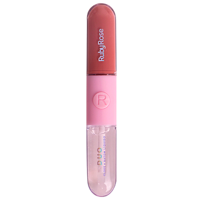 Duo Batom Líquido e Gloss Ruby Rose - D04