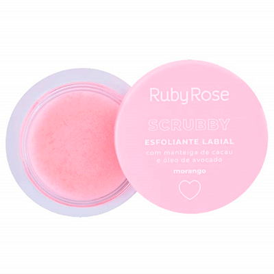 Esfoliante Labial Scrubby Morango - Ruby Rose