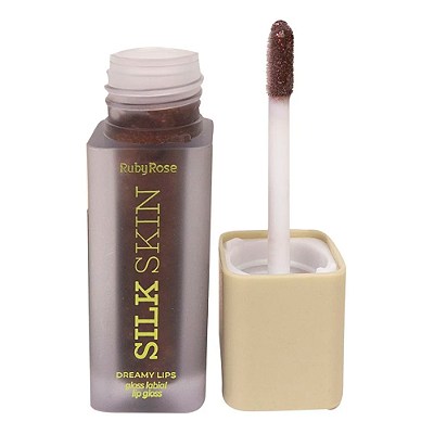Gloss Labial Dreamy Lips Silk Skin (COR Cinnamon Glow) - Ruby Rose