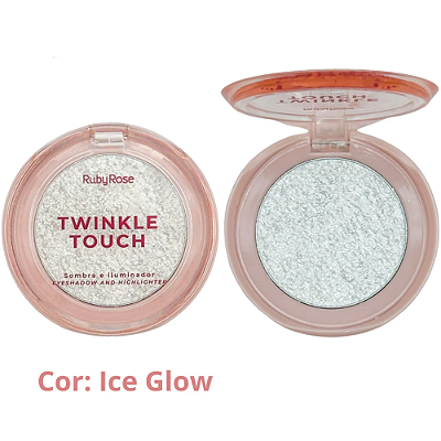 Sombra e Iluminador Twinkle Touch (COR Ice Glow) - Ruby Rose