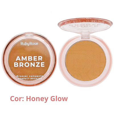 Bronzer Compacto Amber Bronze (COR Honey Glow) - Ruby Rose