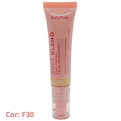 Base Líquida Soft Blend (COR F30) - Ruby Rose