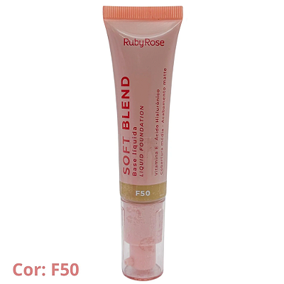 Base Líquida Soft Blend (COR F50) - Ruby Rose