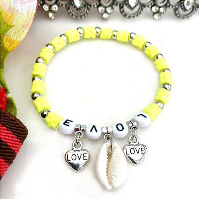 Pulseira Love Conch Yellow