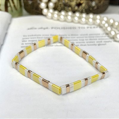 Pulseira Retangular Yellow