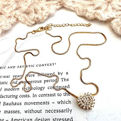 Colar Small Heart Dourado