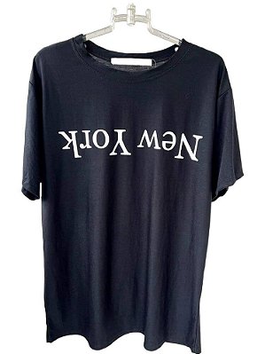 Maxi T-shirt New York Preta