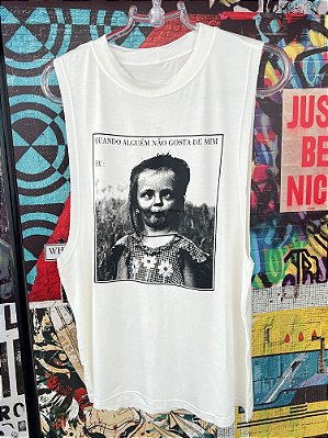 Regata Menina Debochada Branca