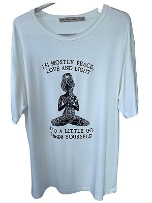 Maxi T-shirt Yoga Off White