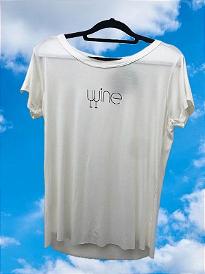T-shirt Wine Off White