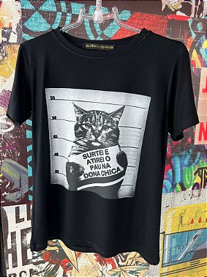 T-shirt Dona Chica Preto