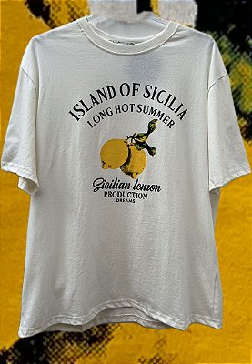 Maxi T-shirt Sicilian Lemon Off