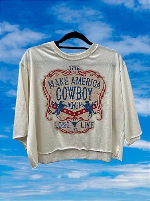 Cropped Make America Off White