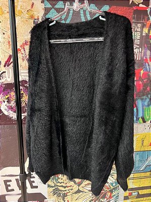 Casaco Fluffy Preto