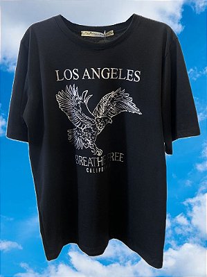 Maxi T-shirt Los Angeles Preto