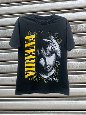 T-shirt Nirvana Preta