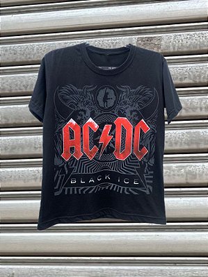 T-shirt ACDC Preta
