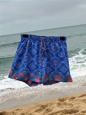 Shorts Lagosta Azul