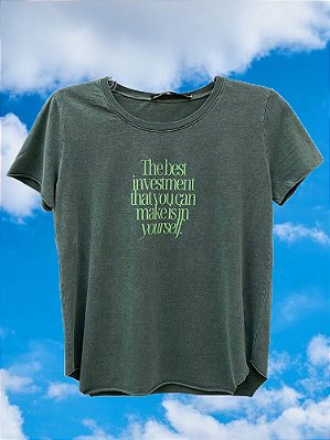 T-Shirt Best Investment Verde