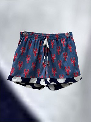 Shorts Lagosta Barra Bolinhas