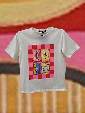 T-shirt  Latas Sardinhas Off White