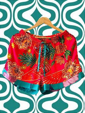 Shorts Abacaxi Barra Flores