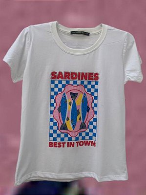T-shirt Sardines Off White