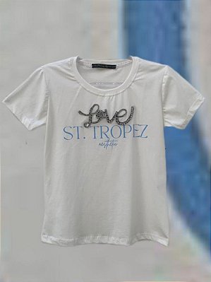 T-shirt  Saint Tropez Off White