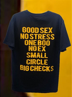 T-shirt No Stress Preto