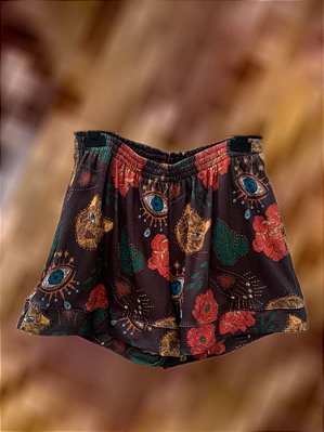 Shorts Mix Estampas Preto