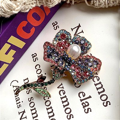 Broche Flor Colorido