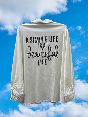 Camisa Life Branca