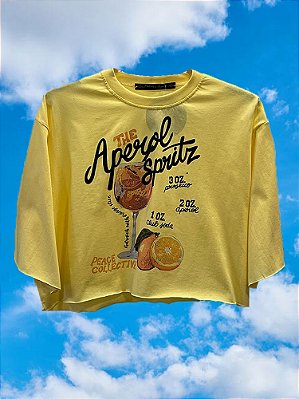 Cropped Aperol Amarelo