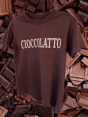 T-shirt Cioccolatto Marrom