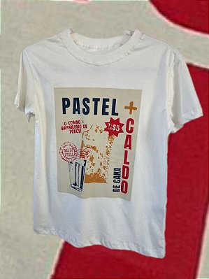 T-shirt Pastel Off White