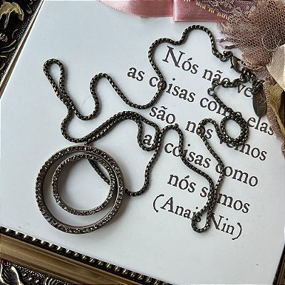 Colar Círculos Ouro Velho