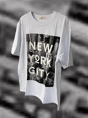 T-shirt New York Branca