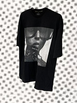 T-shirt Câmera Preta