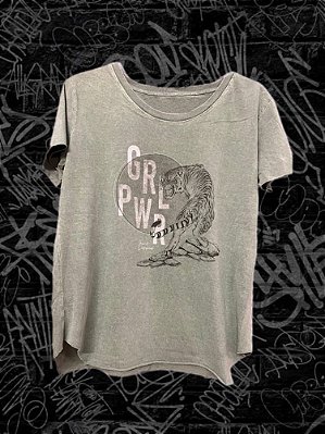 T-Shirt Verde Estonada Tigre GLR PWR
