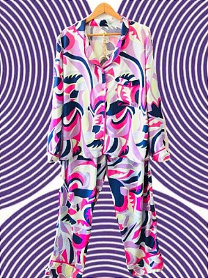 Pijama Happy Vibes Purple