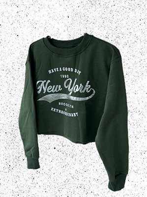 Moletom New York Verde