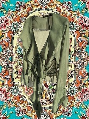 Blusa Verde Romantic Vibes