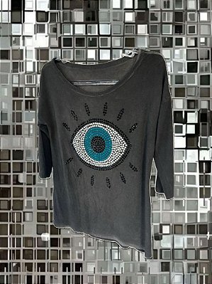 Blusa Olho Cinza Estonado