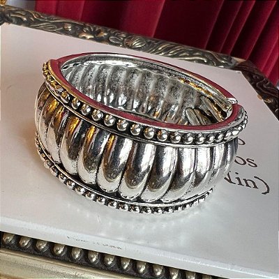 Bracelete Gomos Esferas Prateado