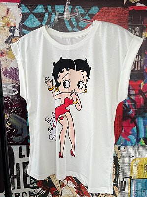 T-shirt Betty Boop Off White