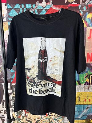T-shirt Coke Preto