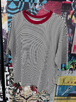 T-shirt Listras Marinho