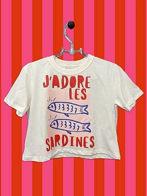 Cropped J´Adore Sardines Off White