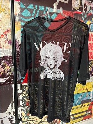 Maxi T-shirt Tule Vogue Preta